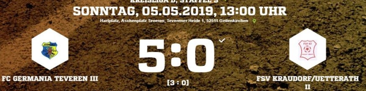 Germania III gewinnt 5:0 gegen Kraudorf/Uetterath II