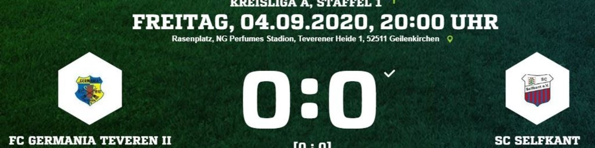 Keine Tore beim Auftakt von Germania 2 gegen SC Selfkant
